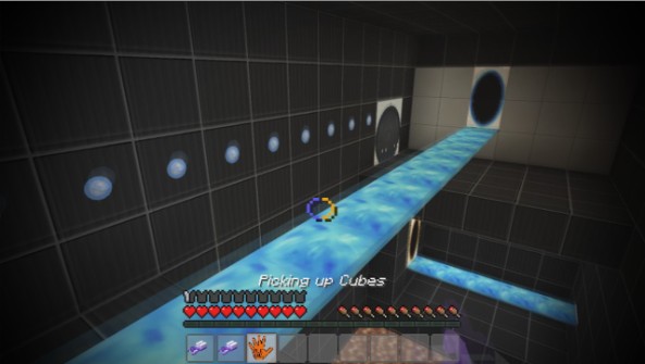 Пак Портал 2 на майнкрафт